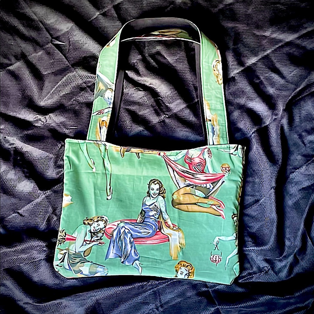 Zombie Pin-Up Girls Tote